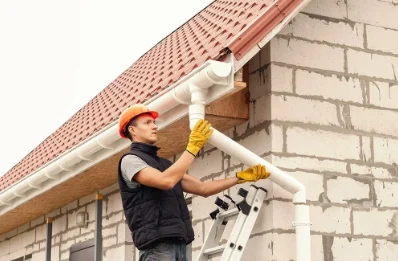 Pose et remplacement de gouttières à Setques